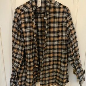 H&M Black and White Casual Button Down Shirt